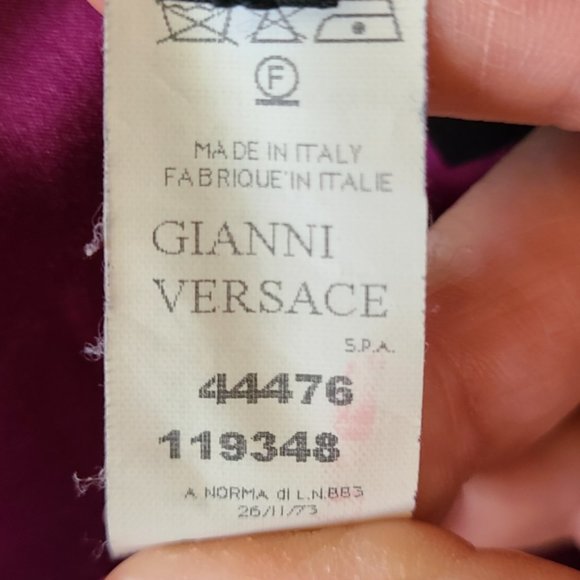 VERSACE Black Wool Coat - Picture 4 of 6